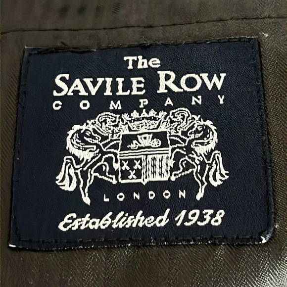 The Savile Row Strand Suit Pants in Black - NWOT - Size 46 Waist (Pants Only) - Picture 4 of 5